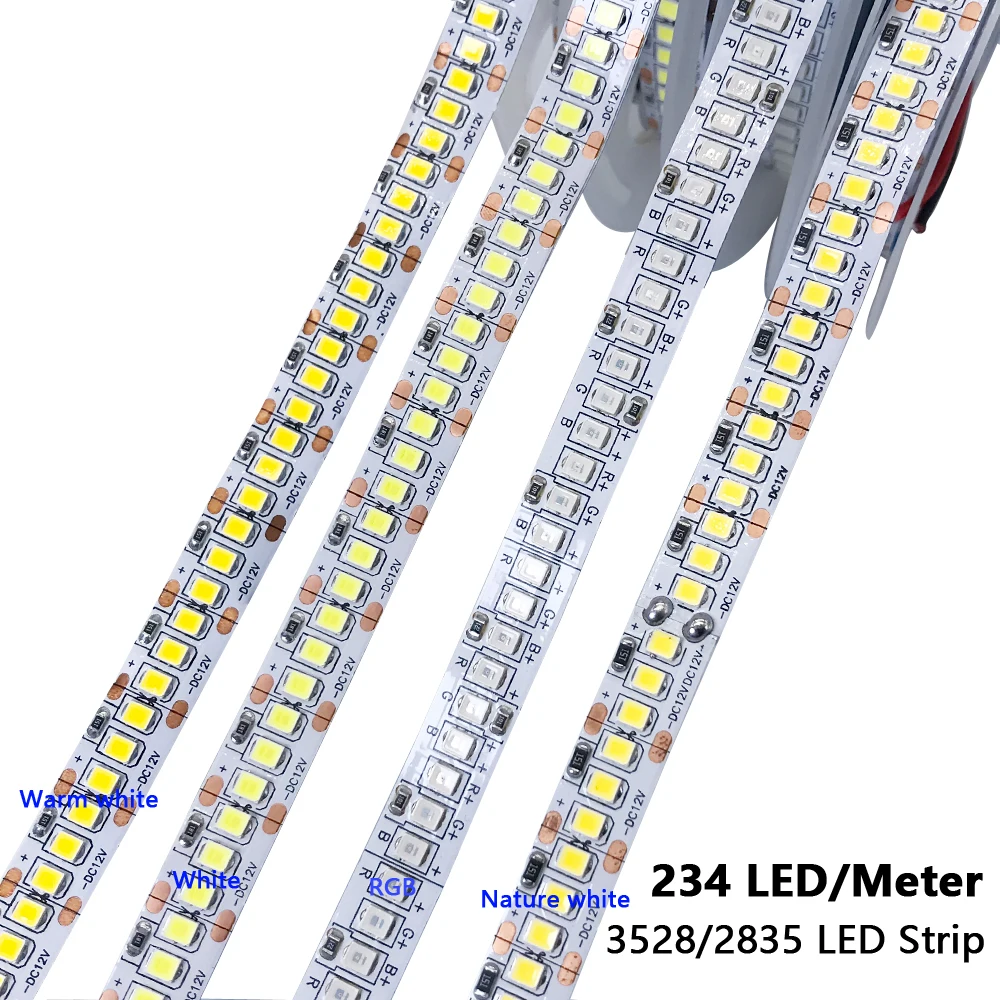 LED Strip 12V 24V Tape Diode 2835 5M 300/600/1200/2400 Led/m 12 24 V Volt LED Light Strip Rope White Warm White Nature White
LED Strip 12V 24V Tape Diode 2835 5M 300/600/1200/2400 Led/m 12 24 V Volt LED Light Strip Rope White Warm White Nature White