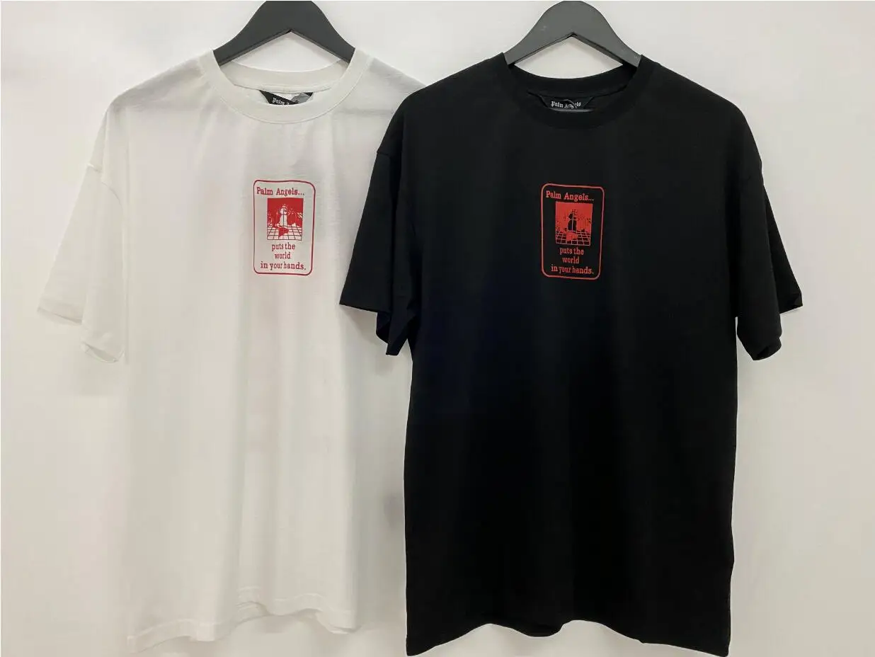 Authentic Palm Angels Letters Palm Angels Letter Cotton Garment Unisex Short Sleeve T Shirt Lovers Couple Style Boyfriend Gift
Authentic Palm Angels Letters Palm Angels Letter Cotton Garment Unisex Short Sleeve T Shirt Lovers Couple Style Boyfriend Gift