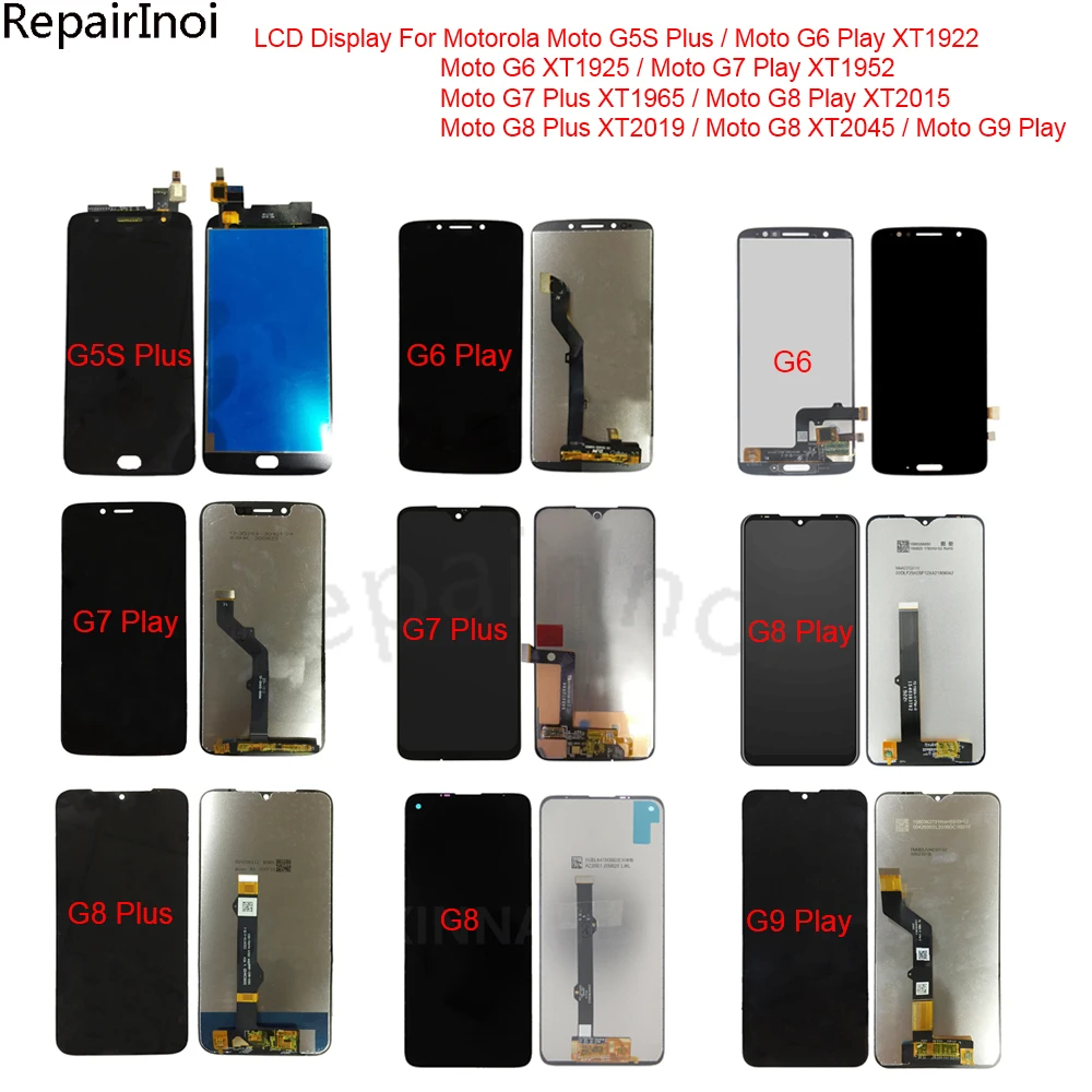 For Motorola Moto G6 G7 G8 G9 Play Plus LCD Display Touch Screen Ditigizer For Motorola Moto G5S Plus LCD Display Assembly
For Motorola Moto G6 G7 G8 G9 Play Plus LCD Display Touch Screen Ditigizer For Motorola Moto G5S Plus LCD Display Assembly