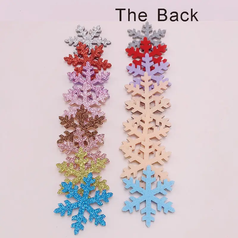 50Pcs 4cm Glitter Christmas Snowflake Padded Appliques for DIY Tree Glass Windows Stick Handmade Hair Clips Bow Decor Patches
50Pcs 4cm Glitter Christmas Snowflake Padded Appliques for DIY Tree Glass Windows Stick Handmade Hair Clips Bow Decor Patches