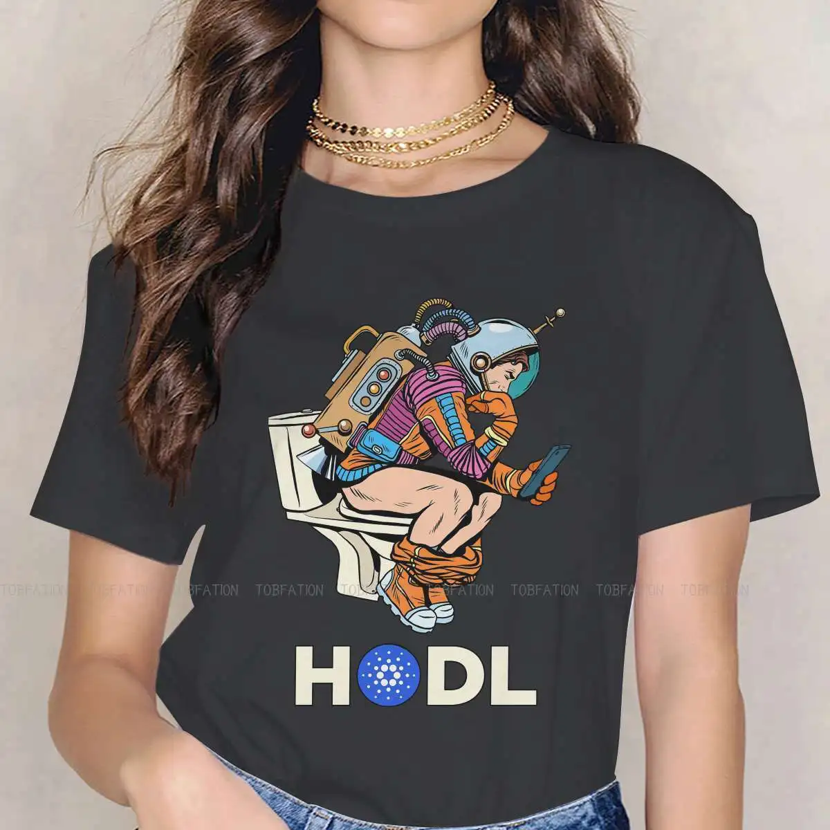 Astronaut Hodling O Neck TShirt Cardano ADA Blockchain Cryptocurrency Coin Fabric T Shirt Woman Clothes Oversized Hot Sale
Astronaut Hodling O Neck TShirt Cardano ADA Blockchain Cryptocurrency Coin Fabric T Shirt Woman Clothes Oversized Hot Sale