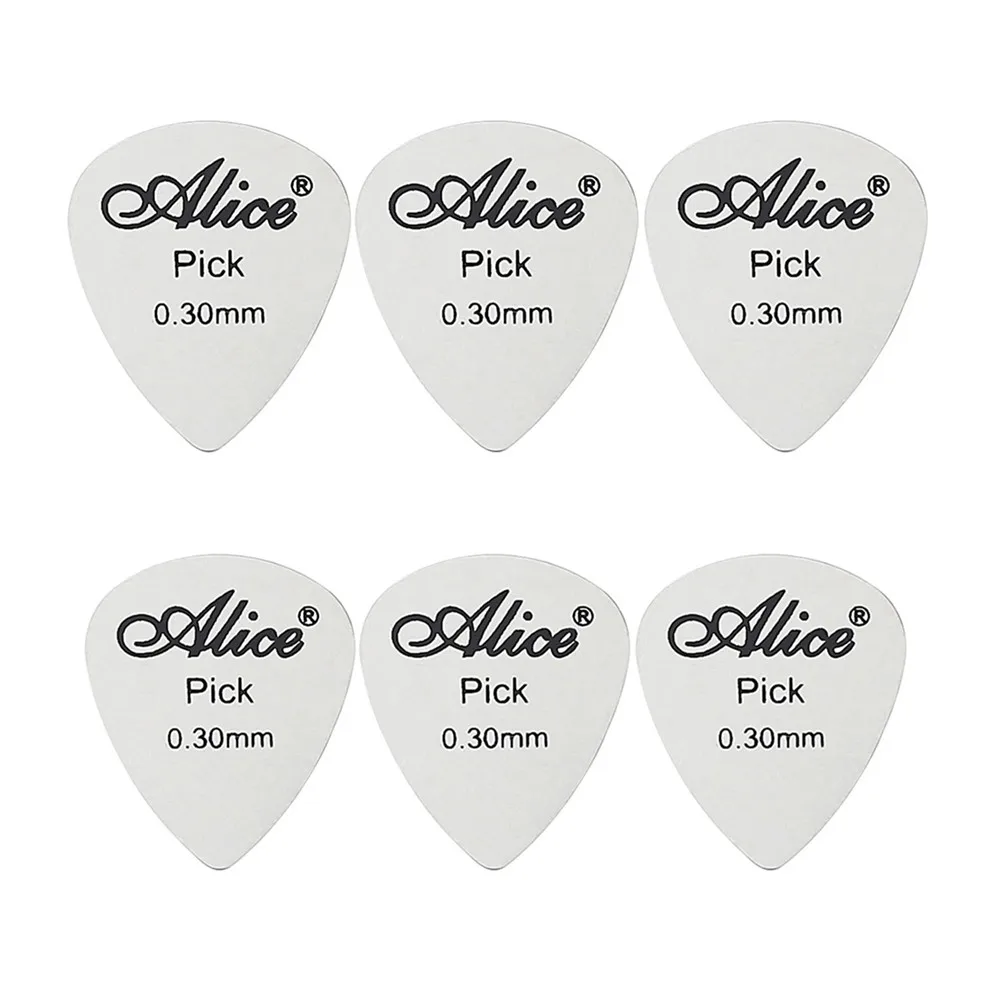 Alice 6pcs Metal Guitar Picks Plectrums Speed Type Steel Acoustic Electric 0.3mm Heavy Hard Super Thin High Shine Fast Precise
Alice 6pcs Metal Guitar Picks Plectrums Speed Type Steel Acoustic Electric 0.3mm Heavy Hard Super Thin High Shine Fast Precise