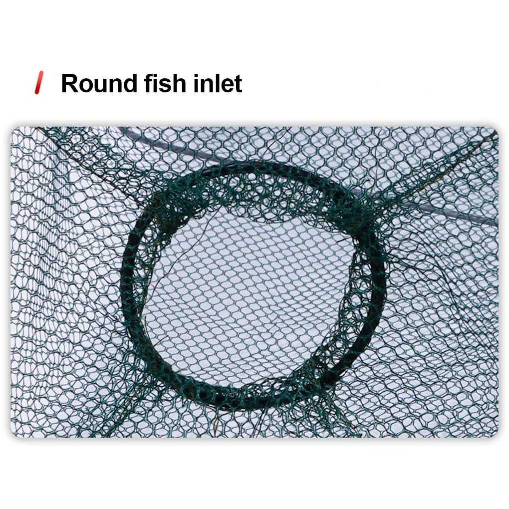 Mesh Crab Fishing Lobster Net Fishing Basket Foldable Portable Dip Net Fish Cage Nylon Steel Wire Lobster Cage Color Random
Mesh Crab Fishing Lobster Net Fishing Basket Foldable Portable Dip Net Fish Cage Nylon Steel Wire Lobster Cage Color Random