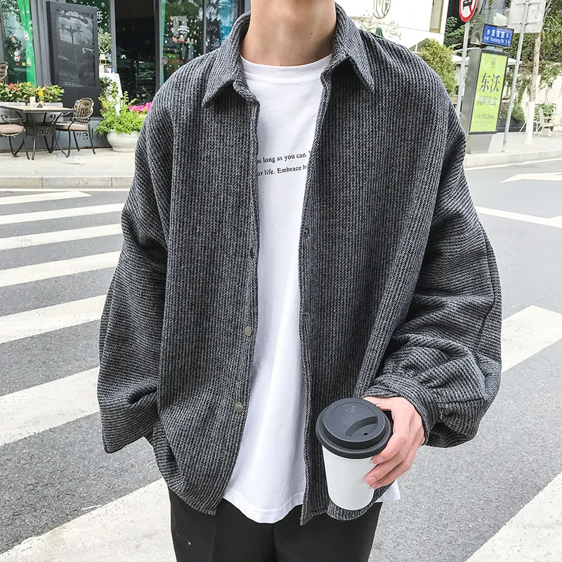 2021 Spring and Autumn New Korean Version of The Loose Trend Long-sleeved Fashion Casual Solid Color Simple Shirt Black M-2XL
2021 Spring and Autumn New Korean Version of The Loose Trend Long-sleeved Fashion Casual Solid Color Simple Shirt Black M-2XL