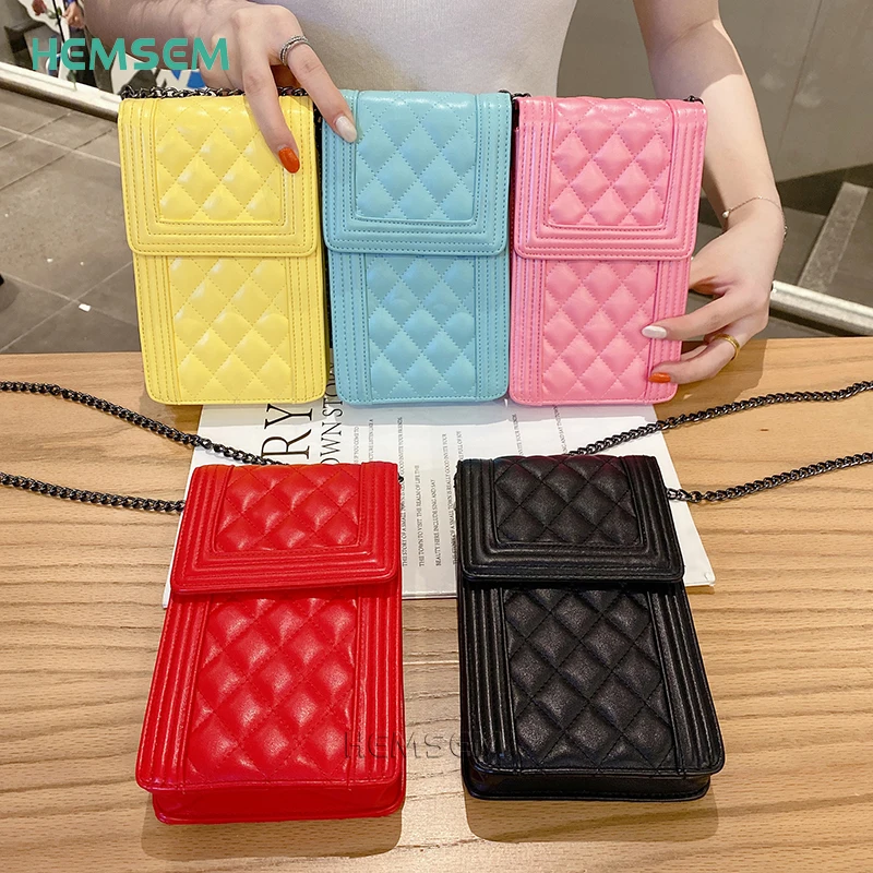 HEMSEM Luxury Lambskin PU Leather Mini Shoulder Bag Crossbody Phone Pouch Ladies Purse Handbag Travel Card Holder Pocket Wallet
HEMSEM Luxury Lambskin PU Leather Mini Shoulder Bag Crossbody Phone Pouch Ladies Purse Handbag Travel Card Holder Pocket Wallet