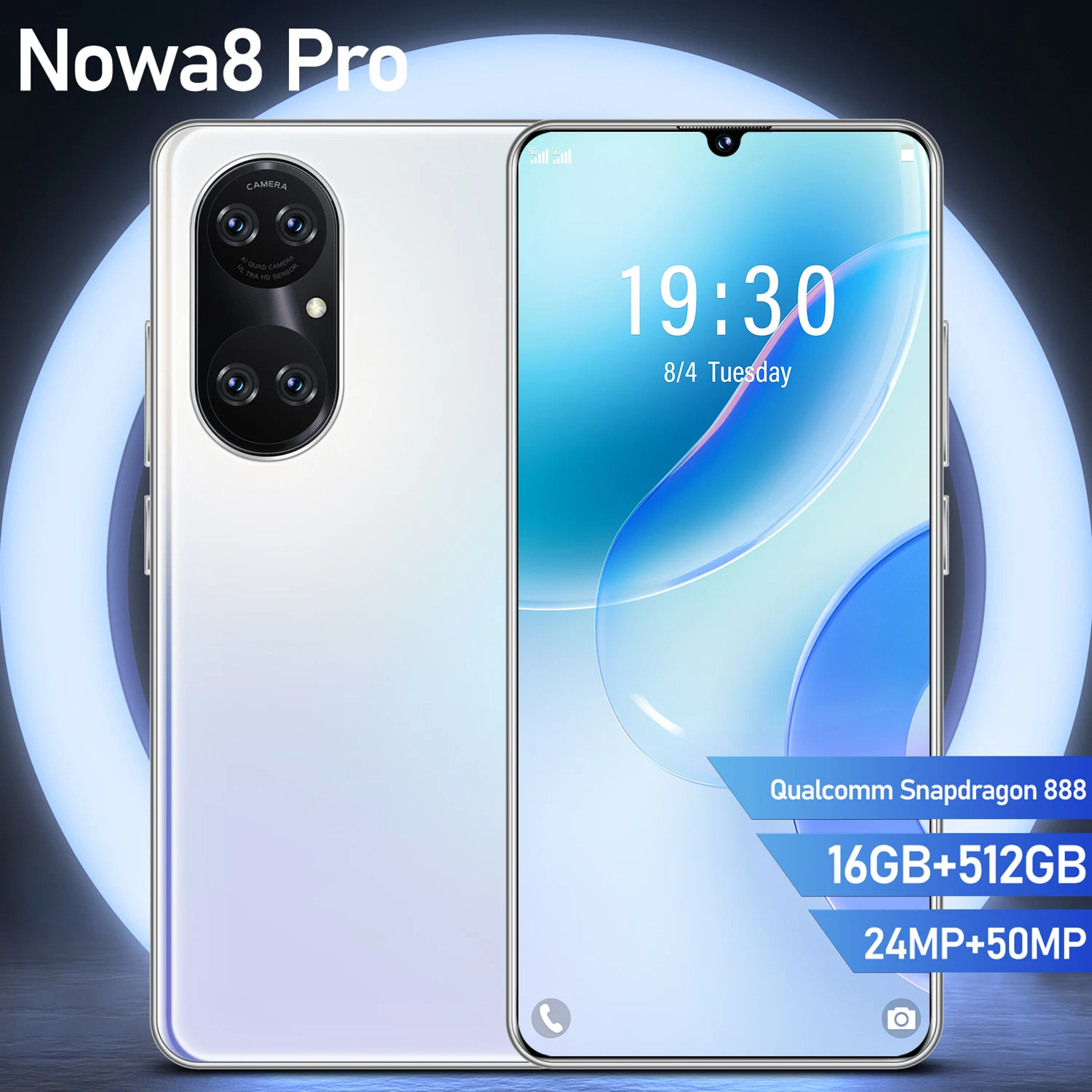 Global Version Nowa8 Pro 6.7 Inch Full Screen Smartphone Android Mobile Phone 7000 Battery Capacity 16+512G Face ID CellPhone
Global Version Nowa8 Pro 6.7 Inch Full Screen Smartphone Android Mobile Phone 7000 Battery Capacity 16+512G Face ID CellPhone