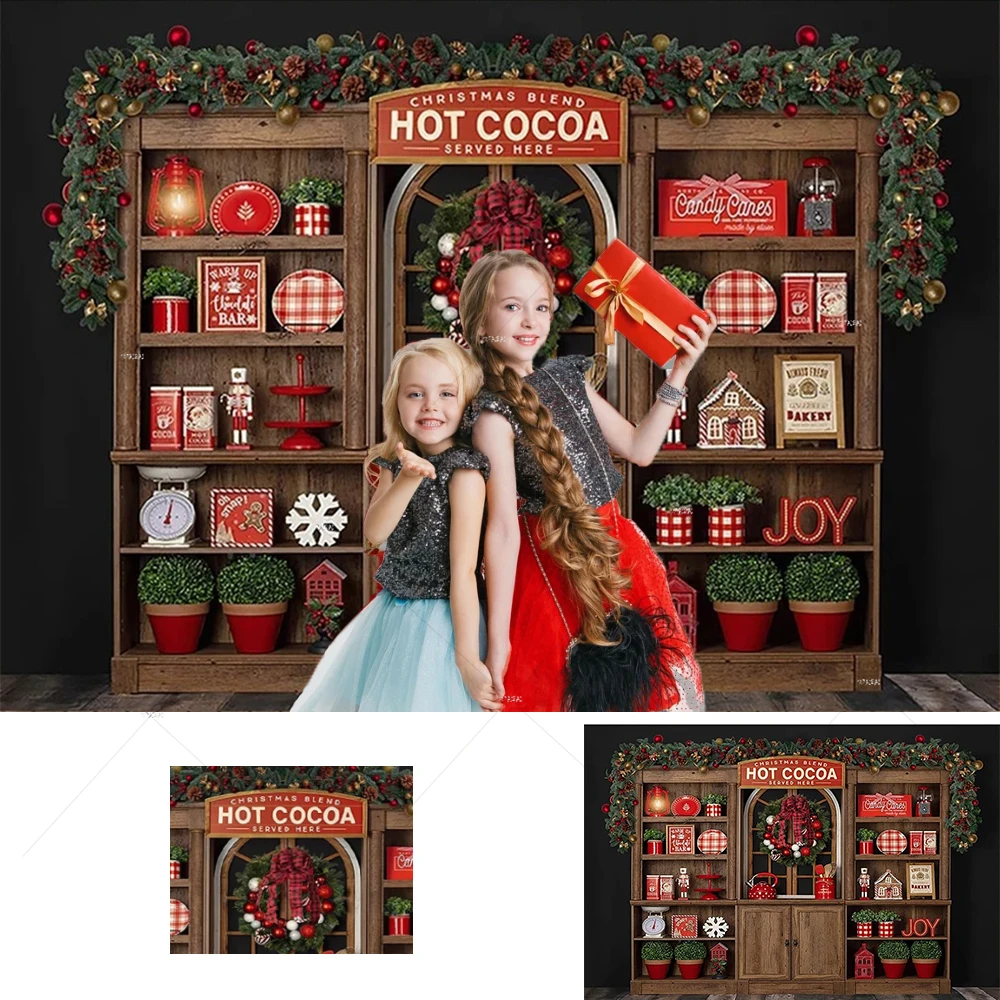 Christmas Hot Coco Shop Banner Background Decorations Kitchen Cupboard Winter Children Portrait Backdrop for Photography Studio
Christmas Hot Coco Shop Banner Background Decorations Kitchen Cupboard Winter Children Portrait Backdrop for Photography Studio