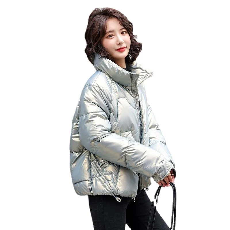 Bright face down women's short style 2021 winter new Korean bread clothes female student cotton padded parkas
Bright face down women's short style 2021 winter new Korean bread clothes female student cotton padded parkas