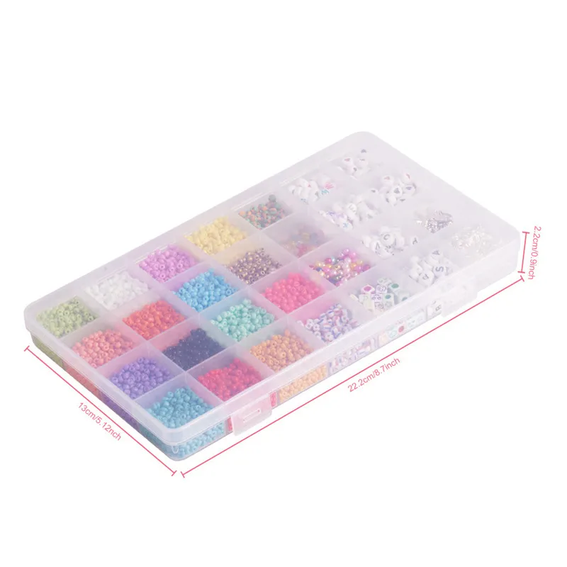 Acrylic Letter Glass Rice Beads DIY Handmade Beaded Children's Toy Loose Spacer Beads Crafts Making Jewelry Kit Girl Toy Gift
Acrylic Letter Glass Rice Beads DIY Handmade Beaded Children's Toy Loose Spacer Beads Crafts Making Jewelry Kit Girl Toy Gift