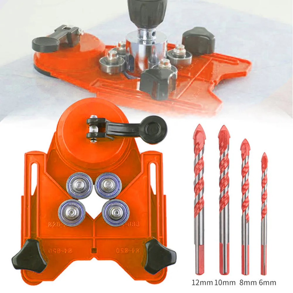Tile Drill Guide Vacuum Base Sucker 6-30mm Diamond Coated Hole Saw Locator Tile Glass Locator Combination Set Hand Tools Drills
Tile Drill Guide Vacuum Base Sucker 6-30mm Diamond Coated Hole Saw Locator Tile Glass Locator Combination Set Hand Tools Drills
