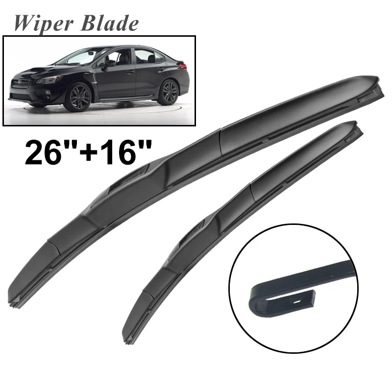 Okowiper RHD & LHD Front Wiper Blades For Subaru WRX 2014 - 2017 Windshield Windscreen Front Window 26"+16"
Okowiper RHD & LHD Front Wiper Blades For Subaru WRX 2014 - 2017 Windshield Windscreen Front Window 26"+16"