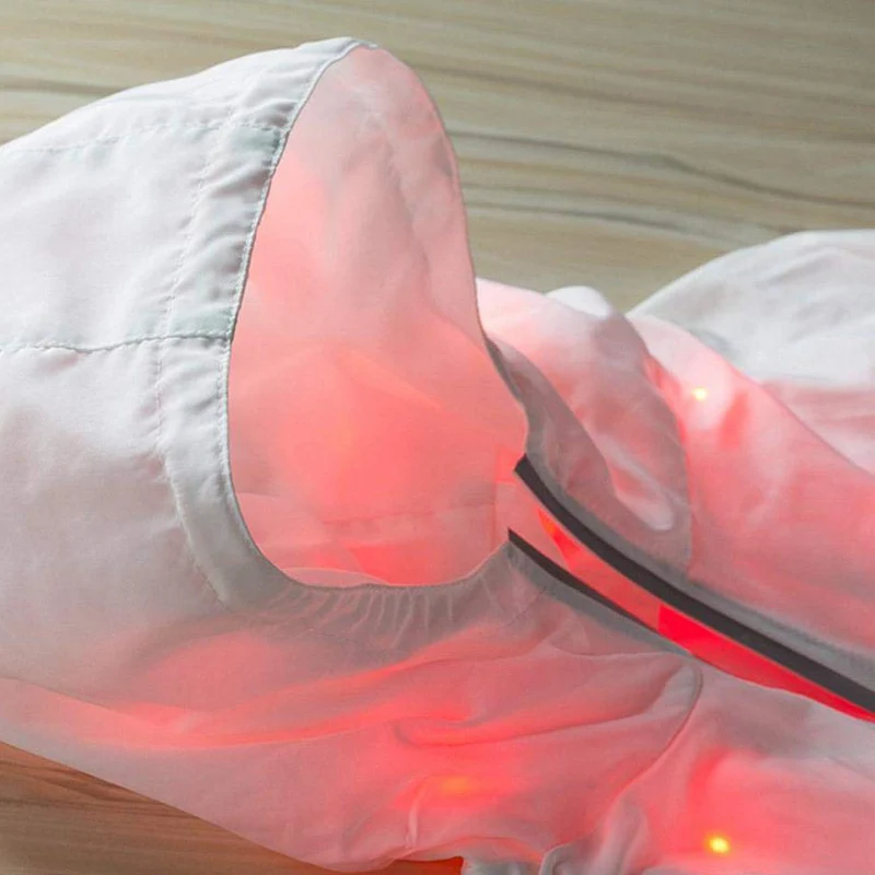 Women Men Waterproof LED Glowing Jackets Coat Lighting Luminous Cospaly Costume Creative Hooded Costume Light Up Party Clothes
Women Men Waterproof LED Glowing Jackets Coat Lighting Luminous Cospaly Costume Creative Hooded Costume Light Up Party Clothes