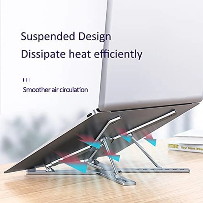 Tablet Stand Creative Multi-angle liftable Aluminum Laptop Stand Tablets Riser Folding Adjustable for macBook Pro Etc 
Tablet Stand Creative Multi-angle liftable Aluminum Laptop Stand Tablets Riser Folding Adjustable for macBook Pro Etc