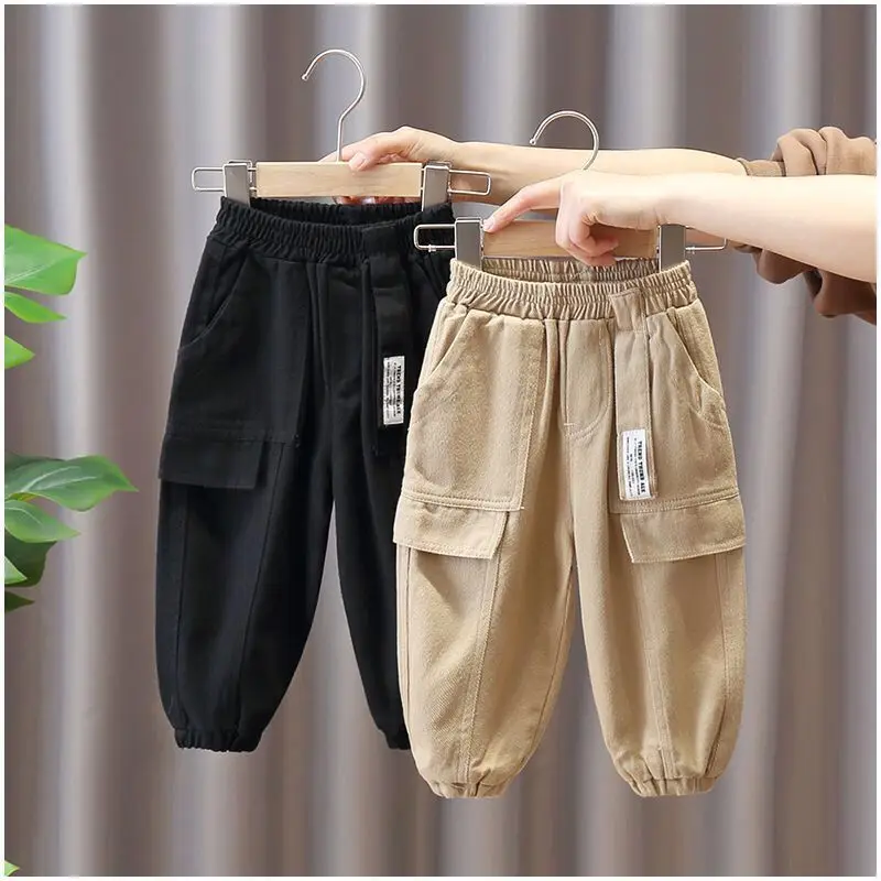 Fashion Casual Kids Pants Streetwear Solid Color Capris Boys Clothes Elastic Waist Pantalons Capris Autumn Trousers
Fashion Casual Kids Pants Streetwear Solid Color Capris Boys Clothes Elastic Waist Pantalons Capris Autumn Trousers