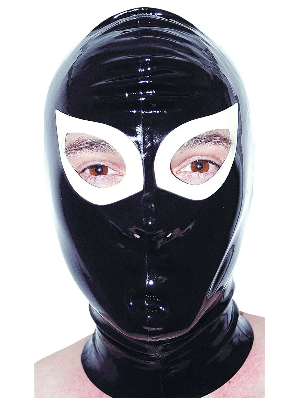 Latex Mask Black and White Hoods Open Eyes with Nose Holes Fetish Rubber Hood Headgear with Back Zip 100% Handmade Customise
Latex Mask Black and White Hoods Open Eyes with Nose Holes Fetish Rubber Hood Headgear with Back Zip 100% Handmade Customise