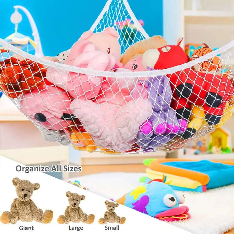 Mesh Net Toy Hammock Corner Stuffed Animals Toys Kids Baby Hanging Storage Organizer 2 Sizes
Mesh Net Toy Hammock Corner Stuffed Animals Toys Kids Baby Hanging Storage Organizer 2 Sizes