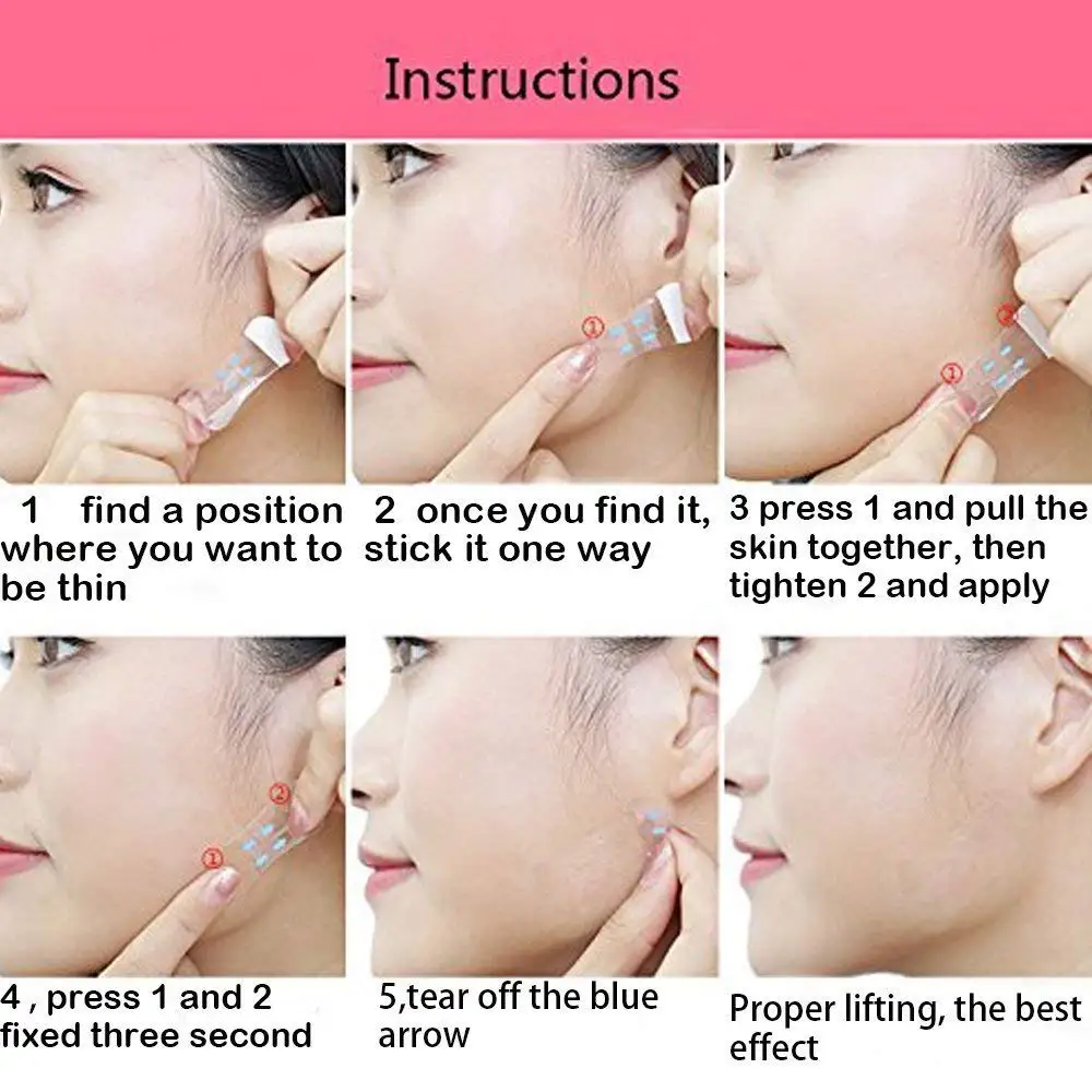 40Pcs/Set Invisible Thin Face Stickers V-Shape Face SkinFace Lift Up Fast Chin Adhesive Tape Facial Line Wrinkle Sagging
40Pcs/Set Invisible Thin Face Stickers V-Shape Face SkinFace Lift Up Fast Chin Adhesive Tape Facial Line Wrinkle Sagging