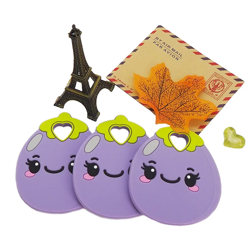 Chenkai 5PCS Silicone Eggplant Teether Baby Sensory Pendant Food Grade For DIY Infant Lovely Nursing Shower Pacifier Gifts
Chenkai 5PCS Silicone Eggplant Teether Baby Sensory Pendant Food Grade For DIY Infant Lovely Nursing Shower Pacifier Gifts