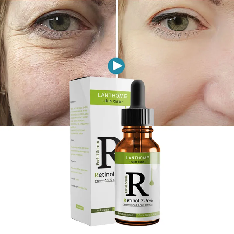 Retinol 2.5% Moisturizer Face Serum Anti Aging Remove Wrinkle Hyaluronic Acid Vitamin E Collagen Smooth Facial Whitening Serum
Retinol 2.5% Moisturizer Face Serum Anti Aging Remove Wrinkle Hyaluronic Acid Vitamin E Collagen Smooth Facial Whitening Serum