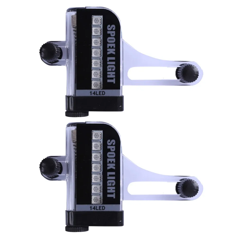 Hot Sale Two Side 14 LED Colorful Motorcycle Cycling Bicycle Bike Wheel Signal Tire Spoke Light 30 Changes Cycling Accessories 
Hot Sale Two Side 14 LED Colorful Motorcycle Cycling Bicycle Bike Wheel Signal Tire Spoke Light 30 Changes Cycling Accessories