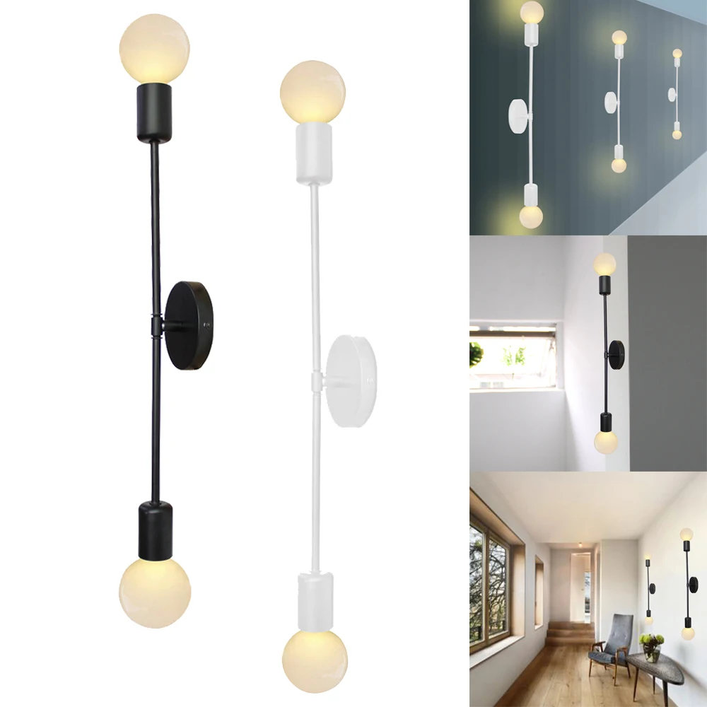 Retro Industrial Iron Double Head LED Wall Light Lamp Bedside Wall Lights for Living Room Bedroom Bar Aisle Lighting Decor E27
Retro Industrial Iron Double Head LED Wall Light Lamp Bedside Wall Lights for Living Room Bedroom Bar Aisle Lighting Decor E27