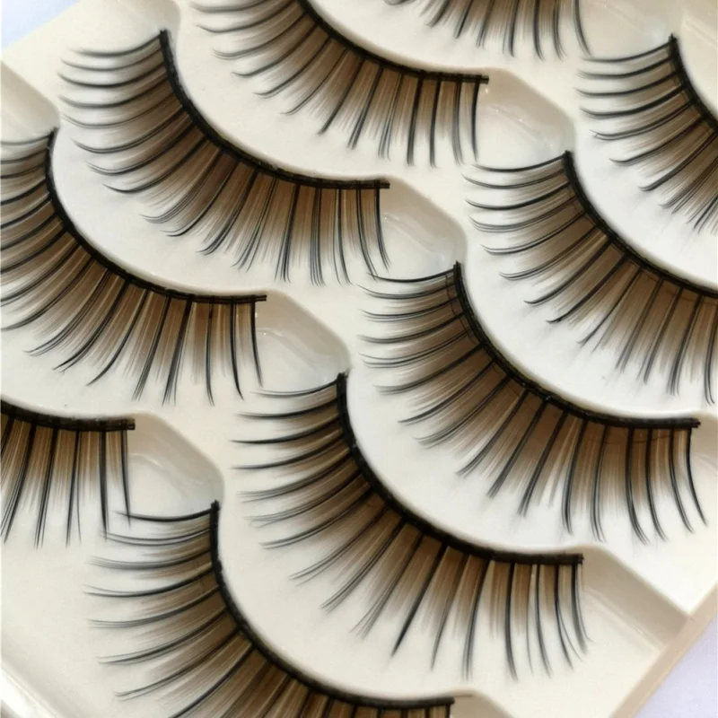 5 Pairs Cross Section False Eyelashes Smoked Makeup Stage Fake Eye Lashes Party Hallowe
5 Pairs Cross Section False Eyelashes Smoked Makeup Stage Fake Eye Lashes Party Hallowe