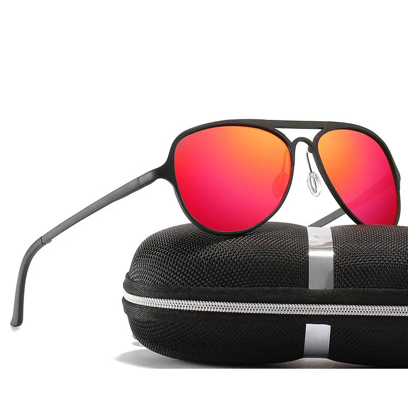 

2020 Новые поляризованные солнцезащитные очки для мужчин из алюминиево-магниевого сплава, зеркальные цветные линзы для вождения, рыбалки, же...