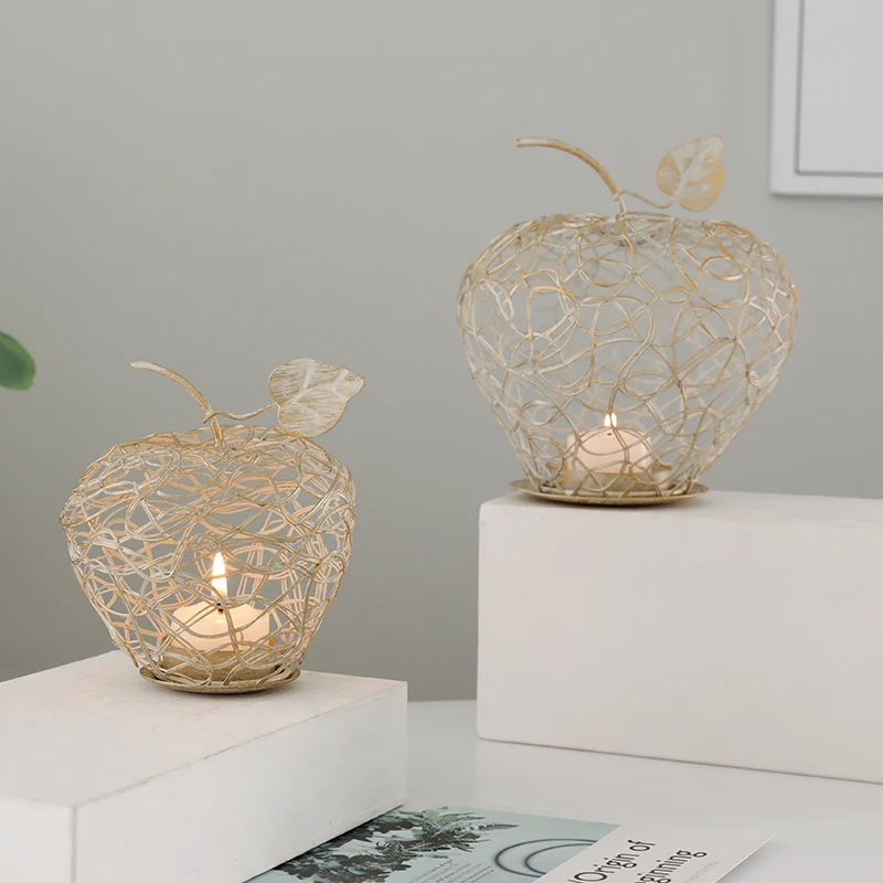 Creative Apple Candle Holder White Iron Dining Candle Holder Candlelight Dinner Home Desktop Decoration Christmas Candlestick
Creative Apple Candle Holder White Iron Dining Candle Holder Candlelight Dinner Home Desktop Decoration Christmas Candlestick