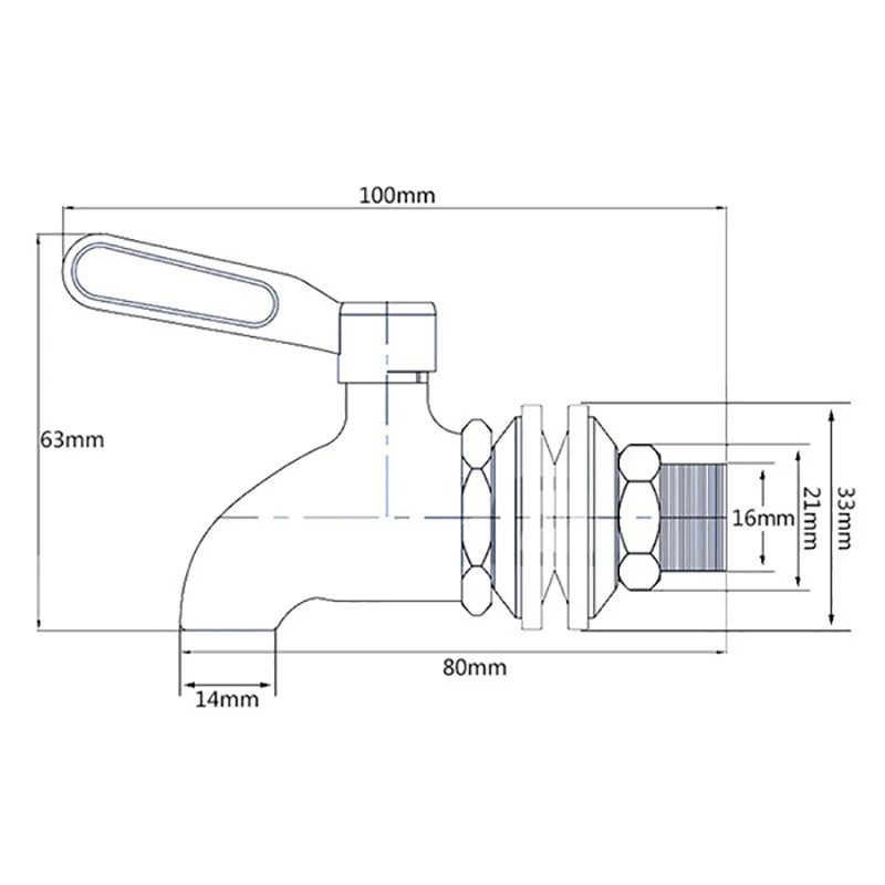 Replacement Spigot for Beverage Dispenser, Stainless Steel Spigot for Drink Dispenser, Water Dispenser Faucet, 2-Pack
Replacement Spigot for Beverage Dispenser, Stainless Steel Spigot for Drink Dispenser, Water Dispenser Faucet, 2-Pack