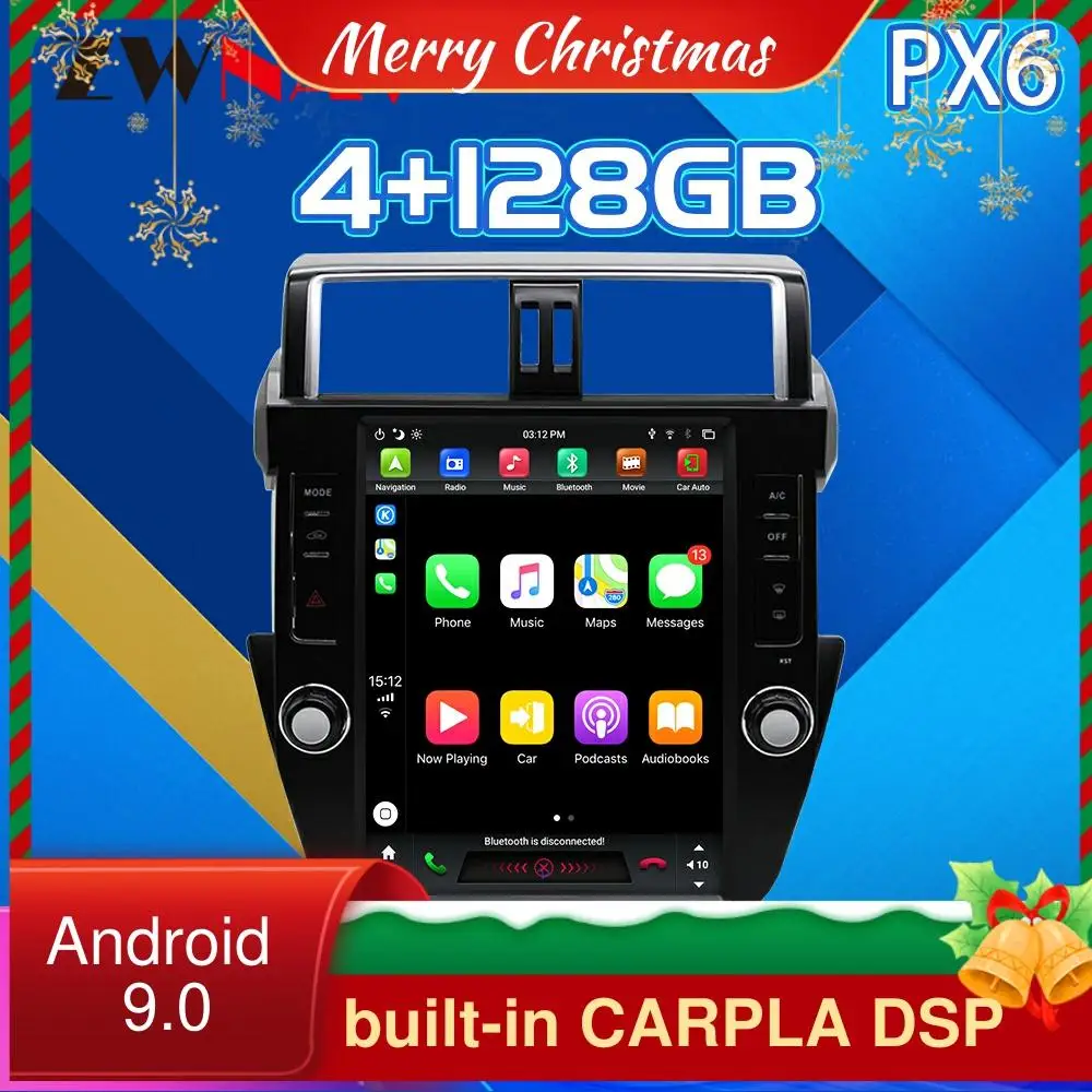 For TOYOTA LAND CRUISER Prado 150 CARPLAY Android 9 4G128G Tesla Style screen Car multimedia GPS Player 2014-2017
For TOYOTA LAND CRUISER Prado 150 CARPLAY Android 9 4G128G Tesla Style screen Car multimedia GPS Player 2014-2017