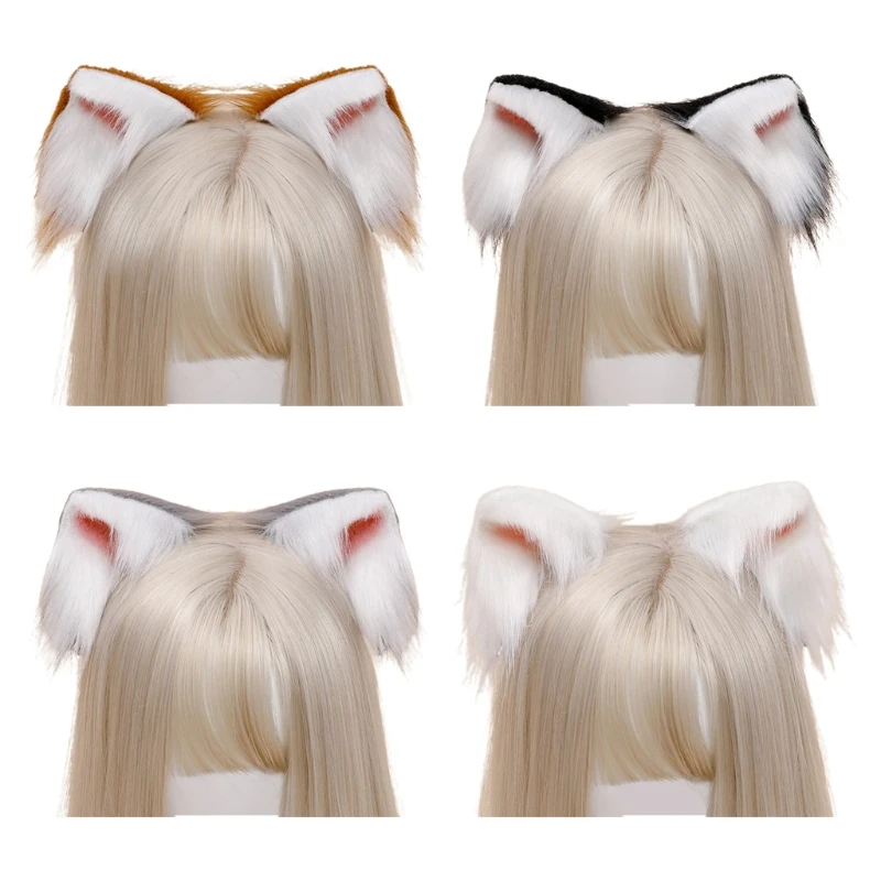 Cat Girls Cosplay Head Accessories Furry Fox Ears Kawaii Kitten Ears Headwear Long Fur Animal Role Playing Hair Wear
Cat Girls Cosplay Head Accessories Furry Fox Ears Kawaii Kitten Ears Headwear Long Fur Animal Role Playing Hair Wear