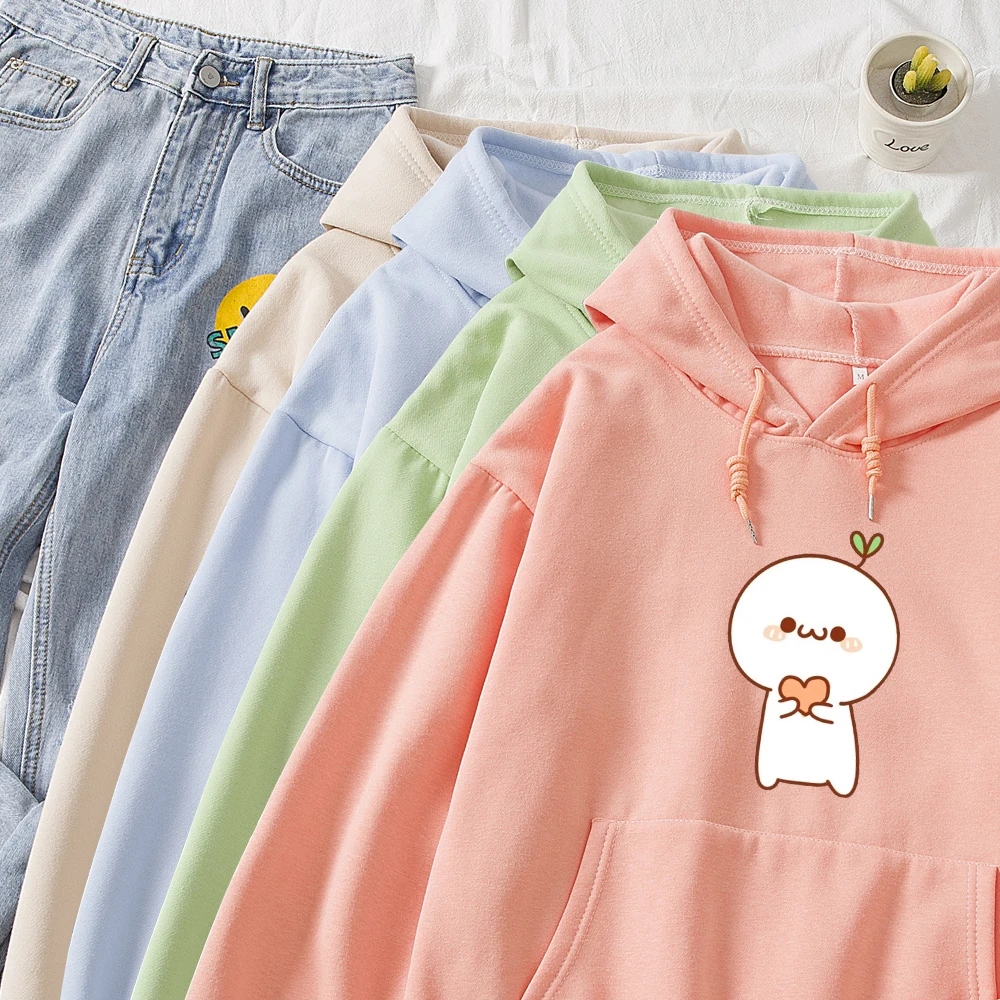 Hoodies Women Aesthetic Graphic Print Casual Cotton Funny Sweatshirts with Pocket Women Autumn Korean Oversized Pullover Girl
Hoodies Women Aesthetic Graphic Print Casual Cotton Funny Sweatshirts with Pocket Women Autumn Korean Oversized Pullover Girl