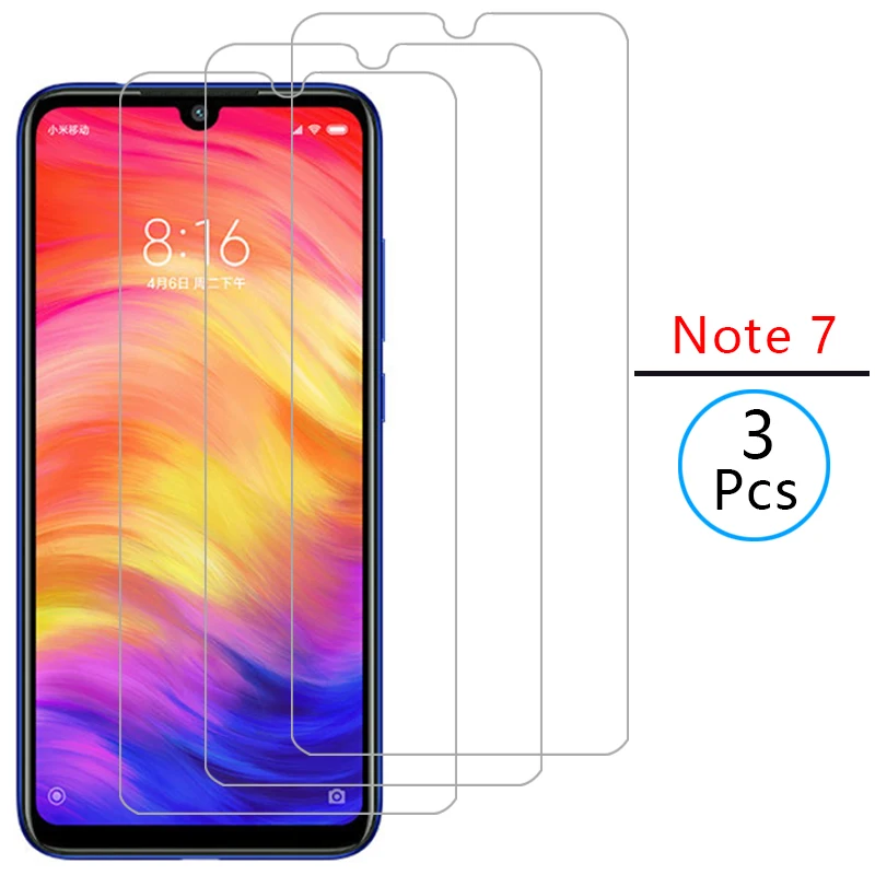 

protective glass for xiaomi redmi note 7 screen protector tempered glas on ksiomi readmi note7 not not7 film xiomi xaomi remi 9h