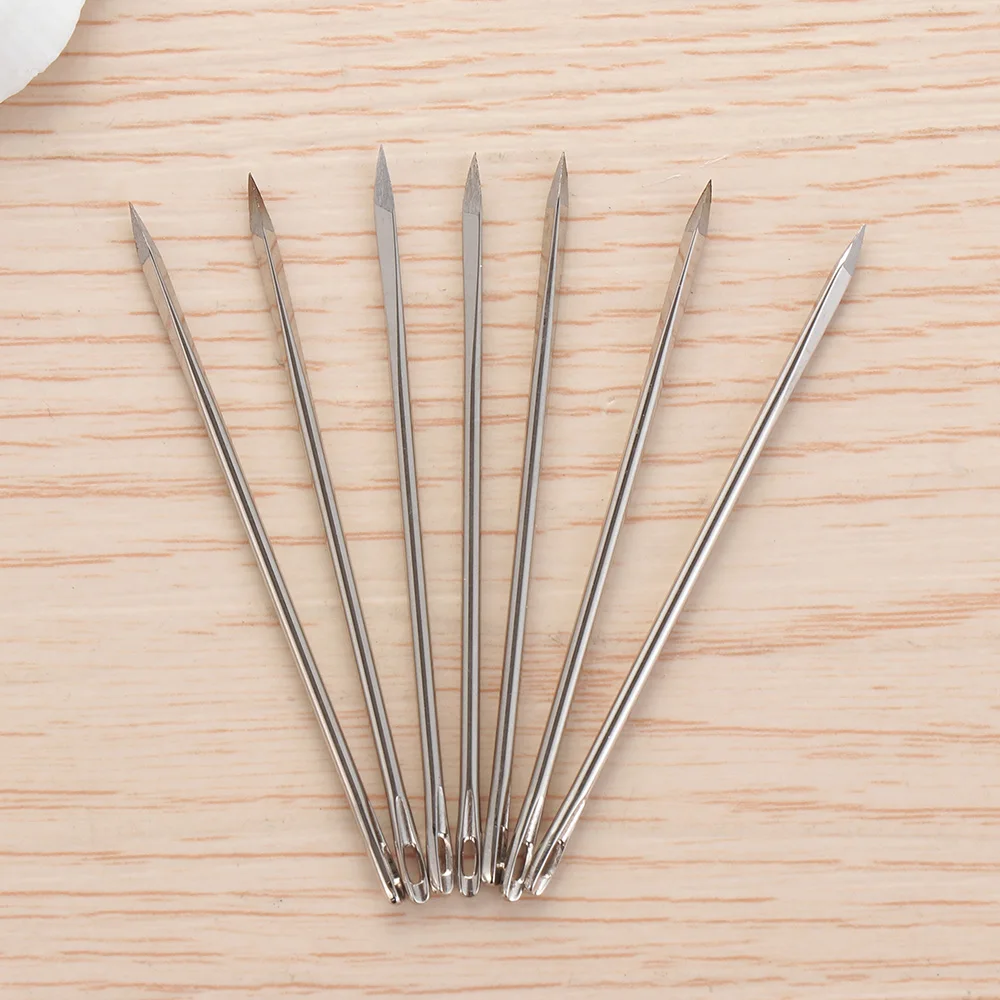 10PCS Leather Crafts Sewing Needles Fabric Cross Stitch Knitting Needles Manual For Embroidery Big Eye Needles
10PCS Leather Crafts Sewing Needles Fabric Cross Stitch Knitting Needles Manual For Embroidery Big Eye Needles