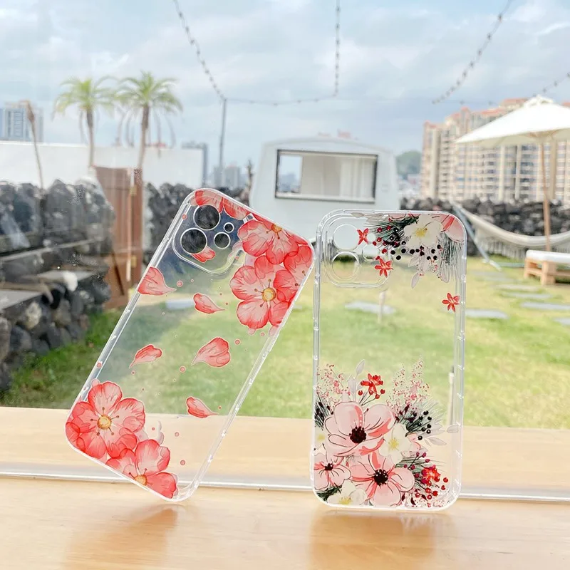 Soft TPU Petal Clear Silicone phone case cute cover for iphone 12 Mini 11 12 Pro max X XR XS Max 7 plus 8 plus phone cover
Soft TPU Petal Clear Silicone phone case cute cover for iphone 12 Mini 11 12 Pro max X XR XS Max 7 plus 8 plus phone cover