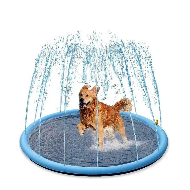 Pet Sprinkler Pad Dog Pool Play Cooling Mat Swimming Pool Inflatable Water Spray Pad Mat Tub Summer Cool Dog Bathtub for Kids
Pet Sprinkler Pad Dog Pool Play Cooling Mat Swimming Pool Inflatable Water Spray Pad Mat Tub Summer Cool Dog Bathtub for Kids