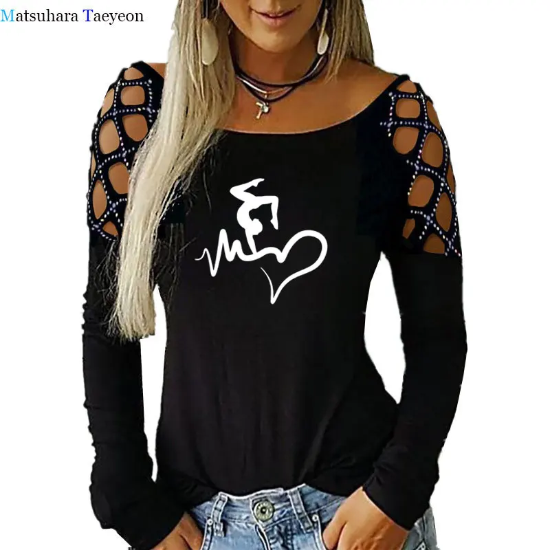 Gymnastics Heart Graphic T Shirts Fashion O-Neck Women Shirts Casual Sexy T-Shirt Long Sleeves Autumn and Spring Clothing Women
Gymnastics Heart Graphic T Shirts Fashion O-Neck Women Shirts Casual Sexy T-Shirt Long Sleeves Autumn and Spring Clothing Women