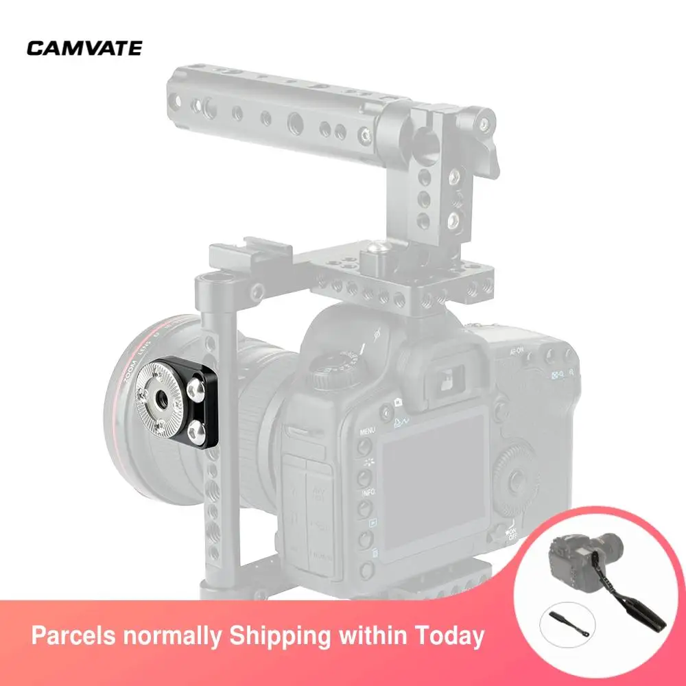 CAMVATE Standard M6 Female ARRI Rosette Bolt-On Mount For Camera Wooden handle/Articulating Arms /EVF Mount Attachment Mounting
CAMVATE Standard M6 Female ARRI Rosette Bolt-On Mount For Camera Wooden handle/Articulating Arms /EVF Mount Attachment Mounting