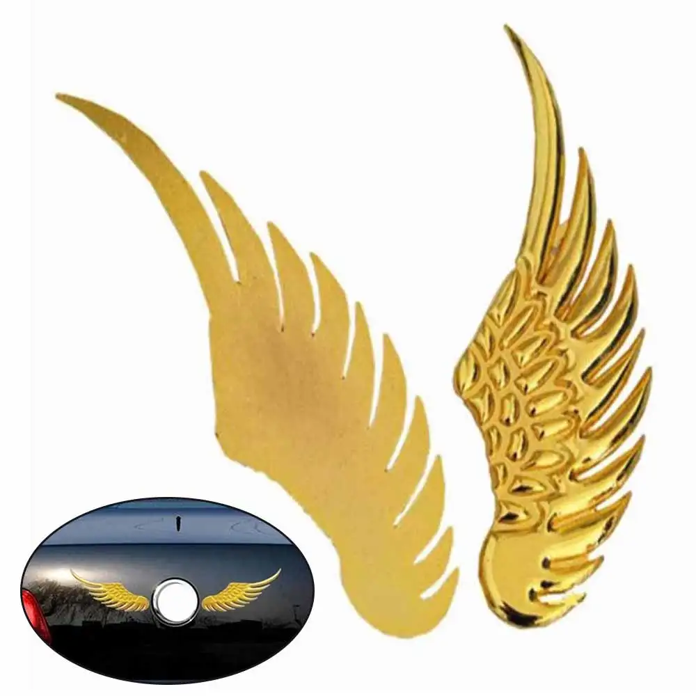 2pcs Motorcycle Decals Metal Vehicle Stickers 3D Golden Silver Wing Shape Auto For Truck Car Accessory Car Sticker Set
2pcs Motorcycle Decals Metal Vehicle Stickers 3D Golden Silver Wing Shape Auto For Truck Car Accessory Car Sticker Set