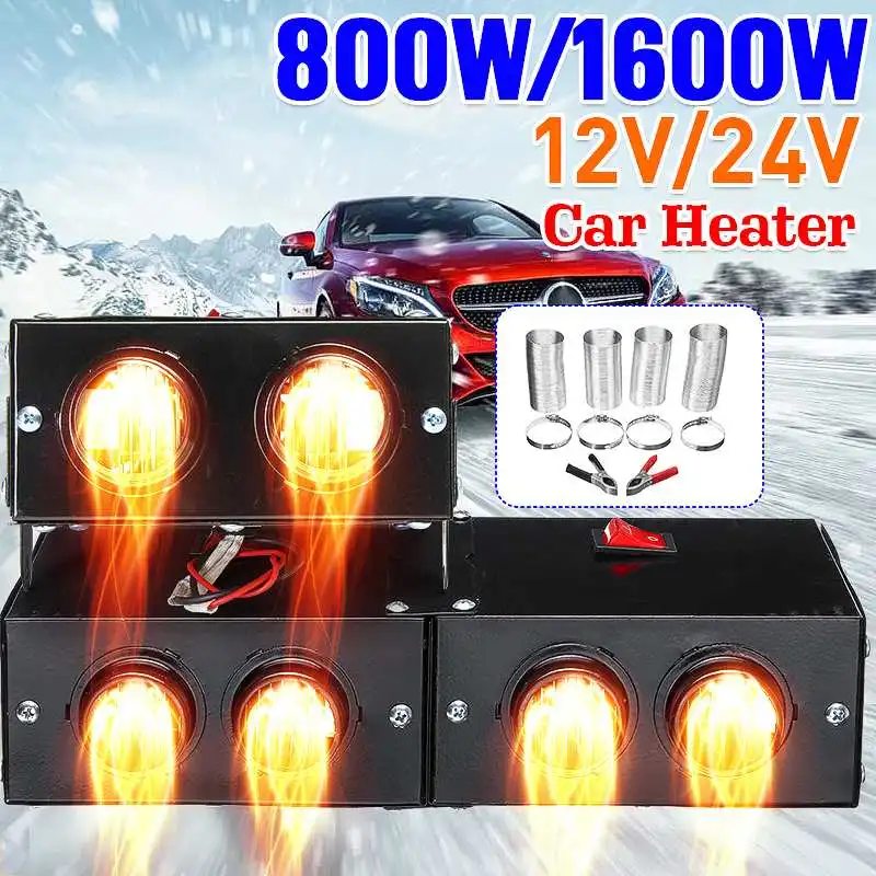 1600W Auto Car Heater 12V/24V 4 Hole Heating Defroster Demister Car Electric Heater Heating Fan Windshield Dryer Car Air Heater
1600W Auto Car Heater 12V/24V 4 Hole Heating Defroster Demister Car Electric Heater Heating Fan Windshield Dryer Car Air Heater