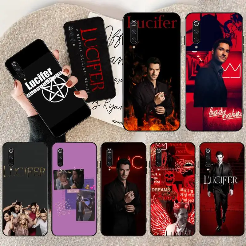 Роскошный чехол для телефона Lucifer Morningstar TV DIY Xiaomi Mi10 10Pro 10 lite Mi9 9SE 8SE Pocophone F1 Mi8