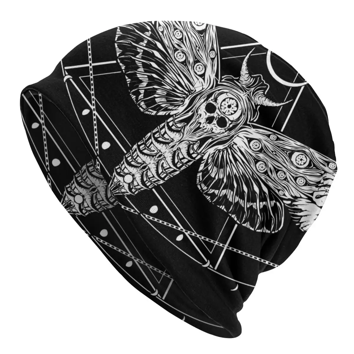 Surreal Death Moth Bonnet Hats Gothic Goth Knitted Hat Autumn Winter Street Skullies Beanies Hat Men's Women's Adult Warm Cap
Surreal Death Moth Bonnet Hats Gothic Goth Knitted Hat Autumn Winter Street Skullies Beanies Hat Men's Women's Adult Warm Cap