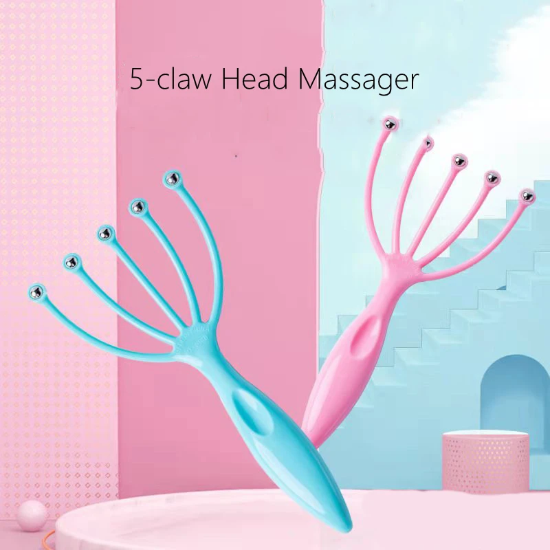 1pcs 5-claw Head Massager Bionic Finger Design Stainless Steel Ball Fits Perfectly To the Scalp Health Care Body Massage Aid
1pcs 5-claw Head Massager Bionic Finger Design Stainless Steel Ball Fits Perfectly To the Scalp Health Care Body Massage Aid