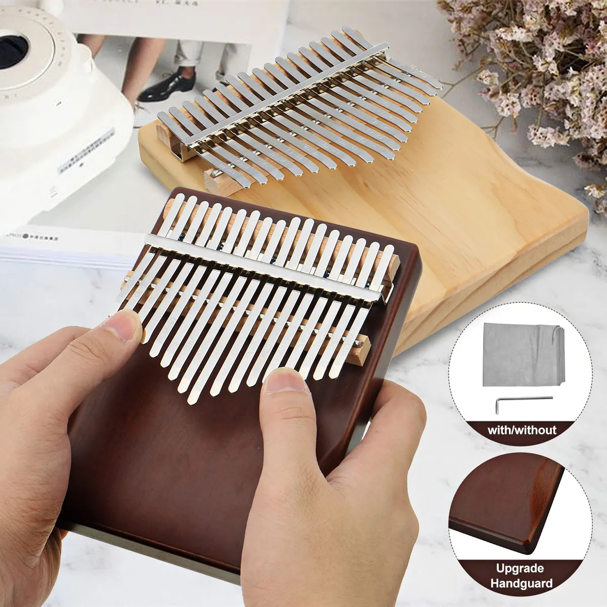 17 Keys Kalimba Thumb Piano High Quality Wood Body Musical Instruments With Learning Book Kalimba Piano Christmas Gift With Tool
17 Keys Kalimba Thumb Piano High Quality Wood Body Musical Instruments With Learning Book Kalimba Piano Christmas Gift With Tool