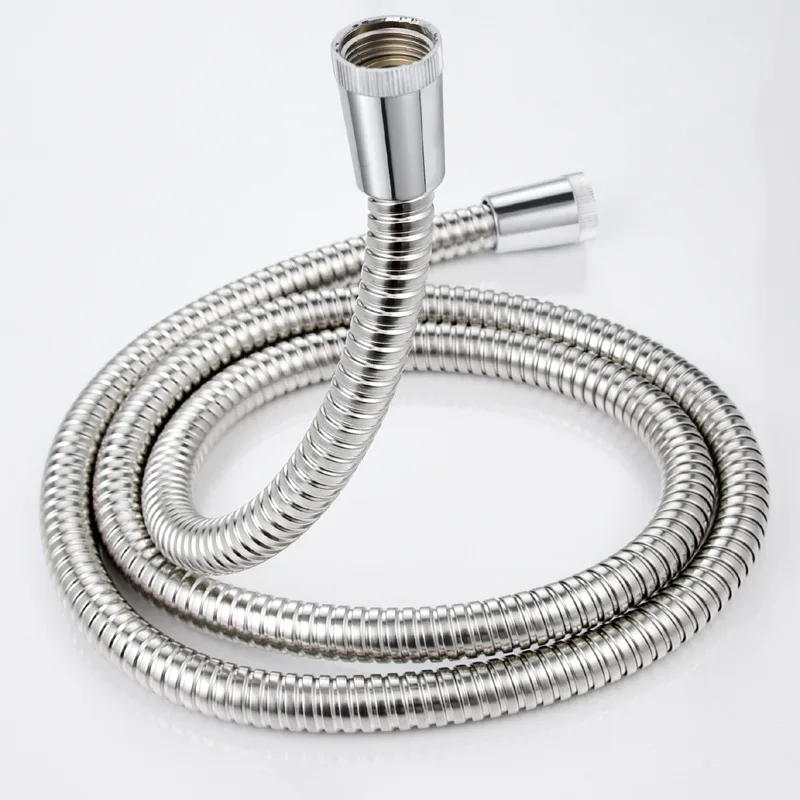 1.5m Sliver Thicken Shower Hose Large Diameter Stainless Steel PVC Plating Double Buckle Hose Shower Pipe Bathroom Accessories
1.5m Sliver Thicken Shower Hose Large Diameter Stainless Steel PVC Plating Double Buckle Hose Shower Pipe Bathroom Accessories