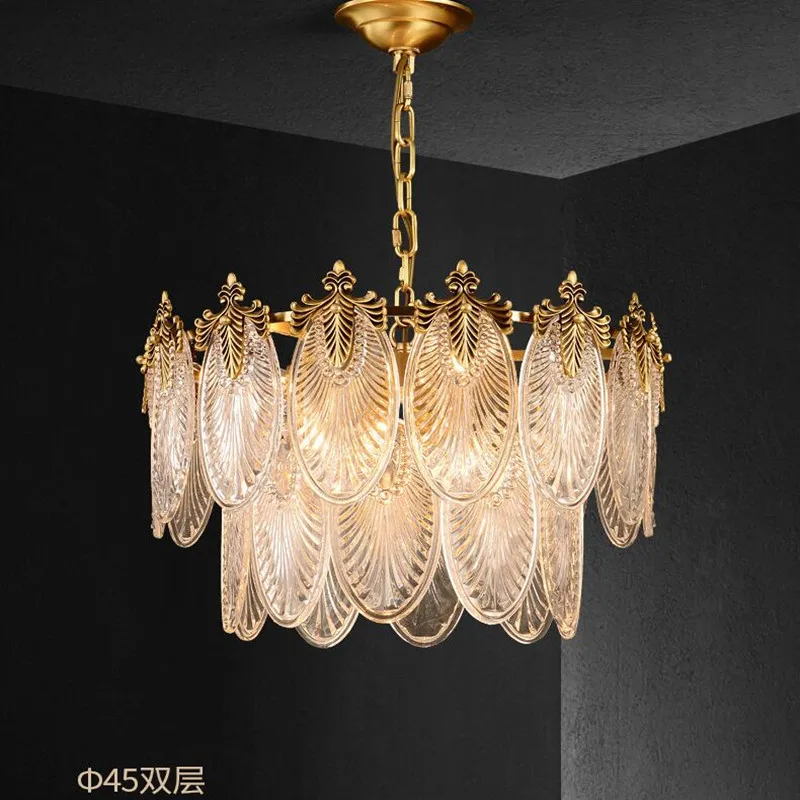 Leaf postmodern light luxury chandelier copper high grade atmosphere bedroom living room villa simple designer Chandelier
Leaf postmodern light luxury chandelier copper high grade atmosphere bedroom living room villa simple designer Chandelier
