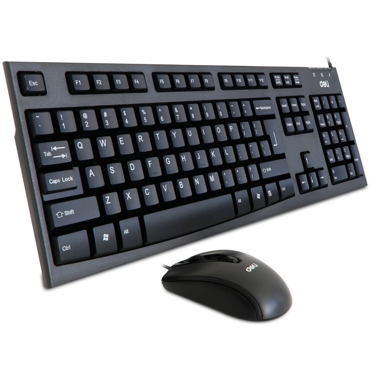 

FOR Deli 3710 Wired Mouse Mouse Set US B desktop laptop office game keyboard mouse set