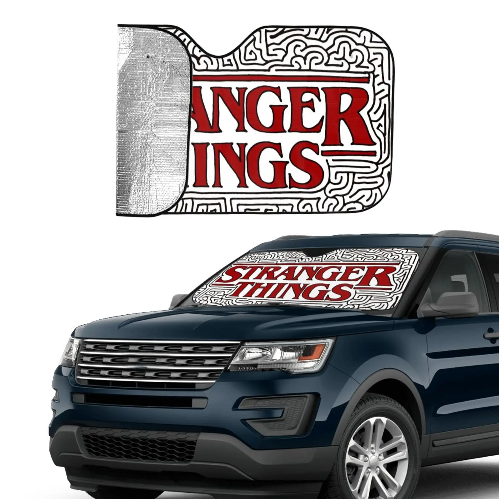 Universal Fits Most Car Sun Visor Front Windshield 3d Custom Print Stranger Things Car Accessories for Vehicle Suv
Universal Fits Most Car Sun Visor Front Windshield 3d Custom Print Stranger Things Car Accessories for Vehicle Suv