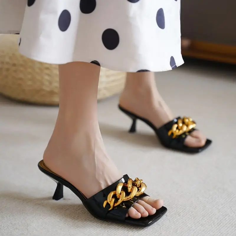 RizaBina Women Sandals Real Leather Thin Heel Slipper Shoes Metal Decoration Slingbacks Daily 2021 Summer Footwear Size 34-39
RizaBina Women Sandals Real Leather Thin Heel Slipper Shoes Metal Decoration Slingbacks Daily 2021 Summer Footwear Size 34-39