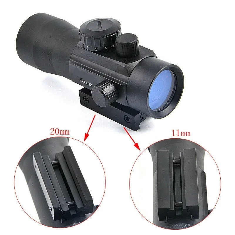 3X44 RD Tactical Red Dot Sight Outdoor Hunter Precision Scope Fit Rail 11mm/20mm hunting accessories
3X44 RD Tactical Red Dot Sight Outdoor Hunter Precision Scope Fit Rail 11mm/20mm hunting accessories